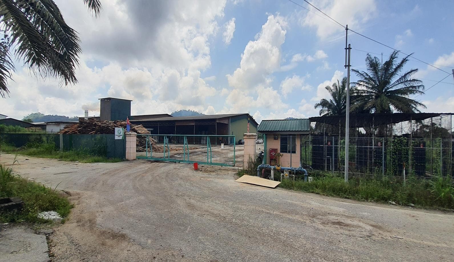 Factory exterior from inspection report